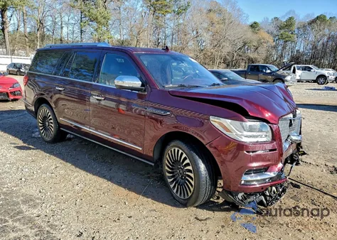 2018 Lincoln Navigator L Black Label z USA, uszkodzony, nr VIN 5LMJJ3TT2JEL15291